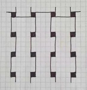 zentangle anleitung gegen stress schritt 4