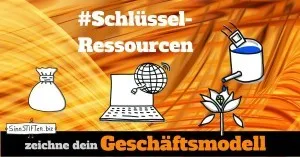 Business Model Canvas - dein Geschäftsmodell visualisieren 32 Schluessel-Ressourcen zeichnen Faehigkeiten-Liste erstellen