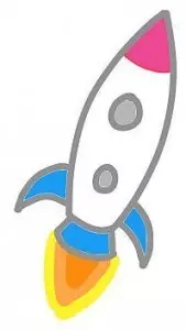 eine Rakete als Symbol für Energie und Fortschritt