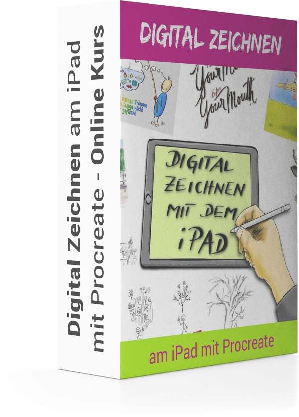 Produktbild Digital Zeichnen am iPad mit Procreate