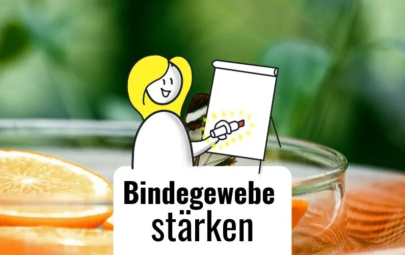 Bindegewebe stärken Flipchart
