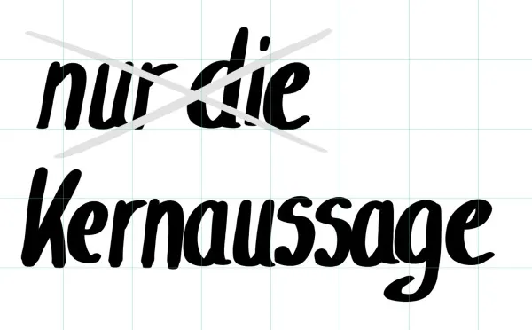 nur die Kernaussagen