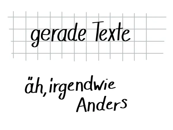 Zeichne auf kariertem Papier