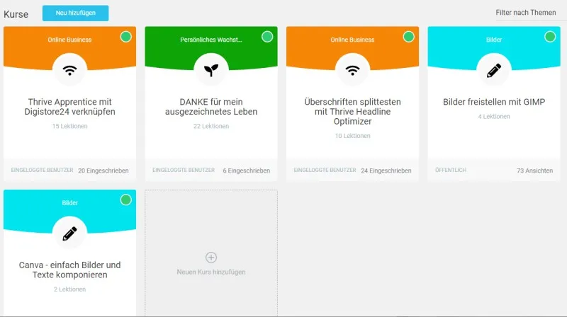 Thrive Apprentice Deine Online Kurse