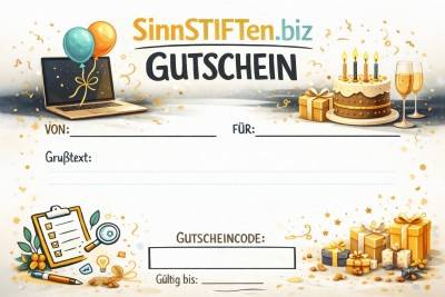 Sinnstiften Gutschein Geburtstag